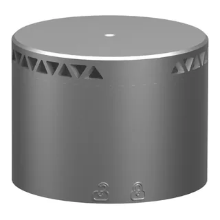 Akustikelement, Summer, Harmony XVB7, modular, 70mm, 24V ACDC, 2 Töne, bis 102 dB, silber, oberste Einheit