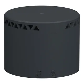 Akustikelement, Summer, Harmony XVB7, modular, 70mm, 24V ACDC, selbsteinstellend, 80-100 dB, dunkelgrau, oberste Einheit