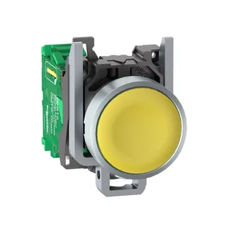 Schneider Electric ZB4RTA5 – Funkdrucktaster, Harmony XB4R, Metall, Ø22mm, batterielos, …
