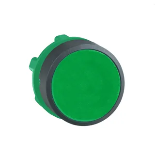 Drucktaster, Frontelement, Harmony XB5, Kunststoff, 22mm, grün, unbeschriftet, tastend, hoch