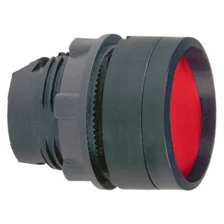 Drucktaster, Frontelement, Harmony XB5, Kunststoff, 22mm, rot, zurückgesetzt, unbeschriftet, tastend