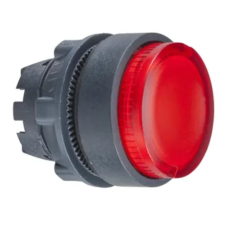 Leuchtdrucktaster, Frontelement, Harmony XB5, Kunststoff, 22mm, rot, vorstehend, für BA9s