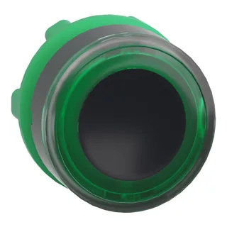 Leuchtdrucktaster, Frontelement, Harmony XB5, Kunststoff, 22m, grün, für universelle LED, beleuchteter Ring