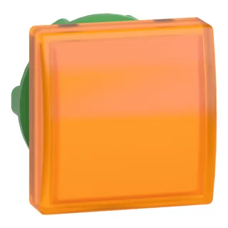 Leuchtmelder, Frontelement, Harmony XB5, Kunststoff, 22mm, orange, für universelle LED, eckig