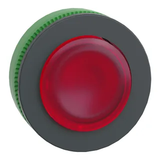 Leuchtdrucktaster, Frontelement, Harmony XB5F, Kunststoff, 30mm, rot, vorstehend, für universelle LED