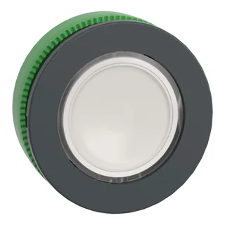 Leuchtdrucktaster, Frontelement, Harmony XB5F, Kunststoff, 30mm, weiß, für universelle LED