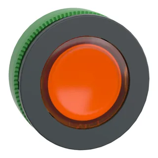 Leuchtdrucktaster, Frontelement, Harmony XB5F, Kunststoff, 30mm, orange, für universelle LED