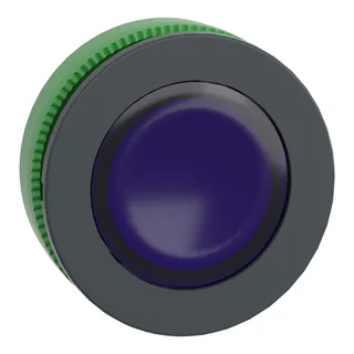 Leuchtdrucktaster, Frontelement, Harmony XB5F, Kunststoff, 30mm, blau, für universelle LED