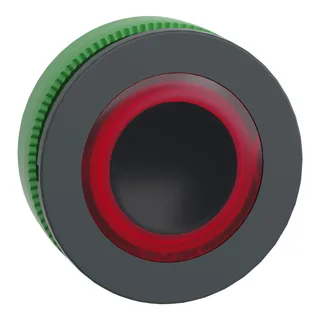 Leuchtdrucktaster, Frontelement, Harmony XB5F, Kunststoff, 30mm, rot, für universelle LED, beleuchteter Ring