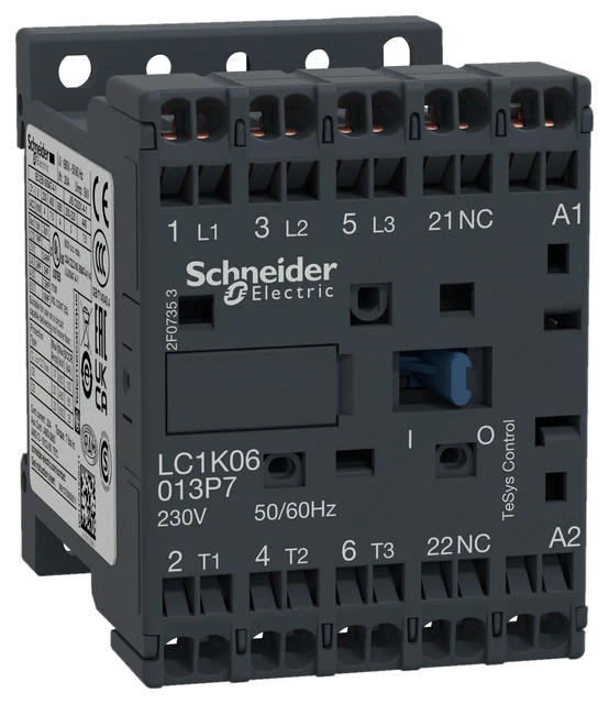 Leistungsschütz LC1K 3p, +1S, 4 kW, 9 A, 400 V AC3, Spule 24 V AC